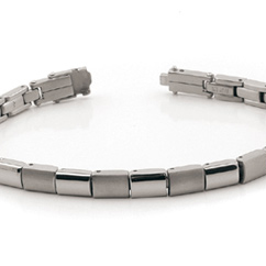 Boccia Armband, titanium model 0313-01 - 13280