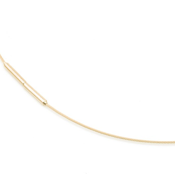 Boccia Collier, edelstaal/titanium model 0802-02 (lengte 45cm.) - 13433