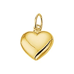 Hanger, 14krt.goud hart (8,5mm.) - 13659