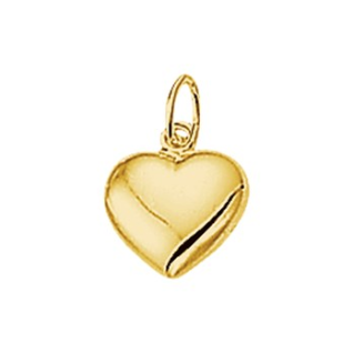 Hanger, 14krt.goud hart (8,5mm.) - 13659