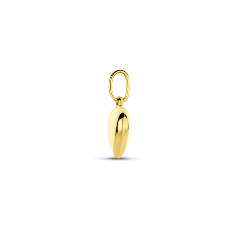 Hanger, 14krt.goud hart (8,5mm.) - 13659