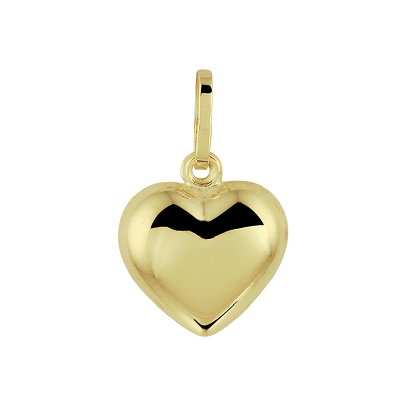 Hanger, 14krt.goud hart  (10,5mm.) - 13660