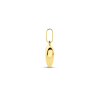 Hanger, 14krt.goud hart  (10,5mm.) - 13660