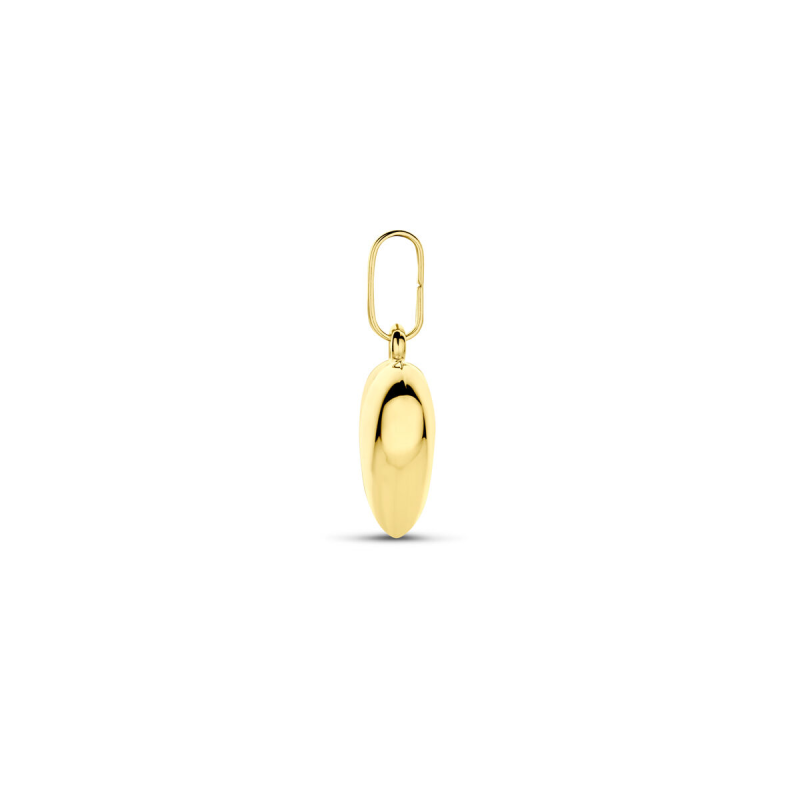 Hanger, 14krt.goud hart  (10,5mm.) - 13660