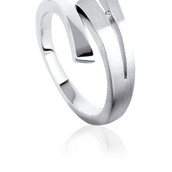 Zinzi Ring, Model ZDR05 met diamant (maat 50) - 14028