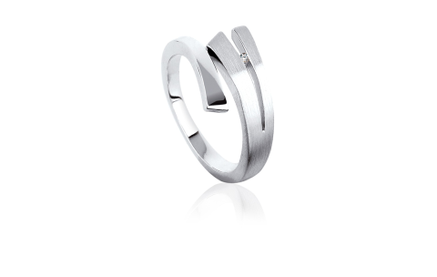 Zinzi Ring, Model ZDR05 met diamant (maat 50) - 14028