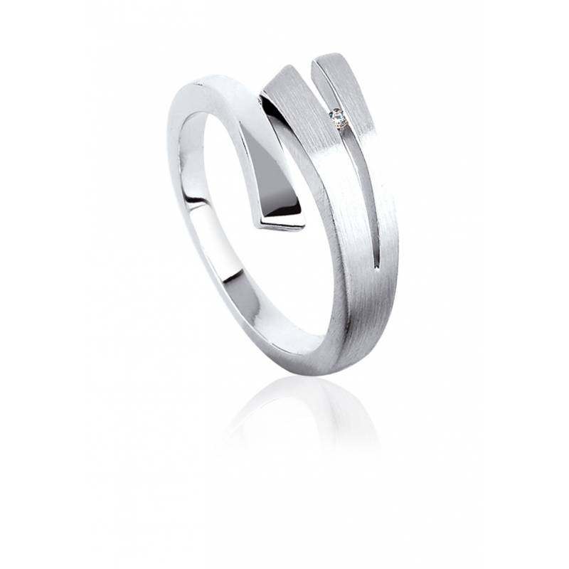 Zinzi Ring, Model ZDR05 met diamant (maat 50) - 14028