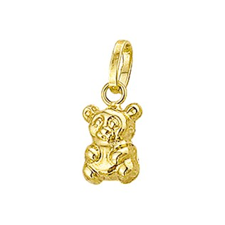 Hanger, 14krt.goud beer tweezijdig (10mm.) - 14305 Hanger, 14krt.goud beer tweezijdig (10mm.) - 14305