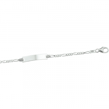 Graveerarmband zilver (lengte: 9-11cm.) - 14482