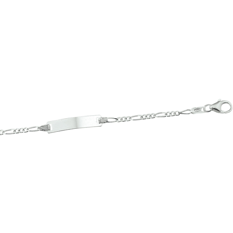 Graveerarmband zilver (lengte: 9-11cm.) - 14482