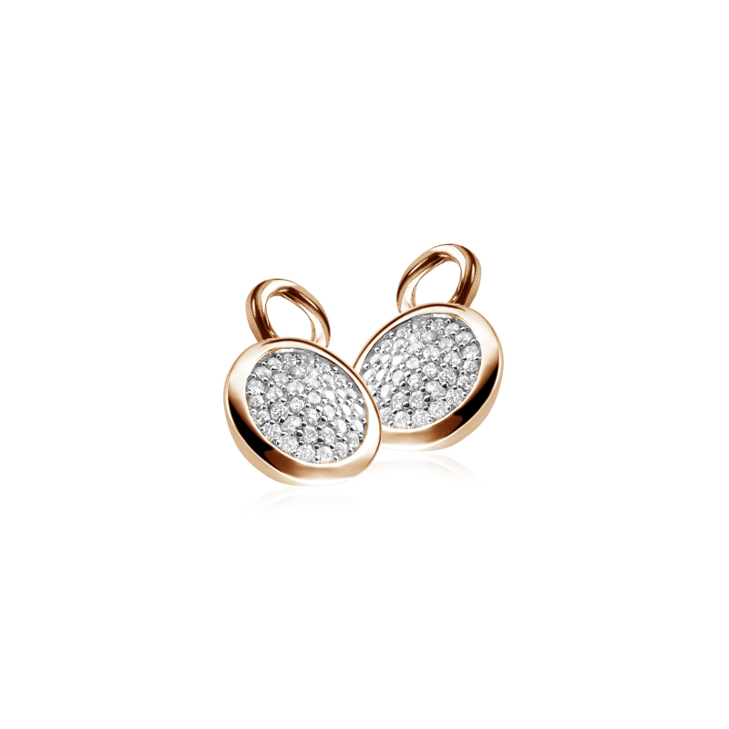 Zinzi Oorbedels, model ZICH1151D (12mm.) - 14750 Zinzi Oorbedels, model ZICH1151D (12mm.) - 14750