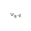 Zinzi Oorknoppen, model ZIO1378Z hart met zirkonia - 14956 Zinzi Oorknoppen, model ZIO1378Z hart met zirkonia - 14956