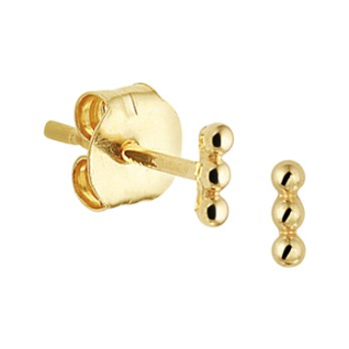 Oorknoppen, 14krt.goud (4x1,2mm.) - 18377 Oorknoppen, 14krt.goud (4x1,2mm.) - 18377