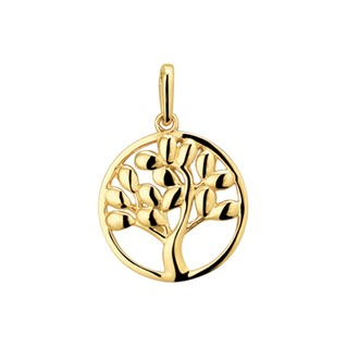 Hanger, 14krt.goud levensboom (11mm.) - 18421 Hanger, 14krt.goud levensboom (11mm.) - 18421