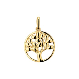 Hanger, 14krt.goud levensboom (11mm.) - 18421 Hanger, 14krt.goud levensboom (11mm.) - 18421