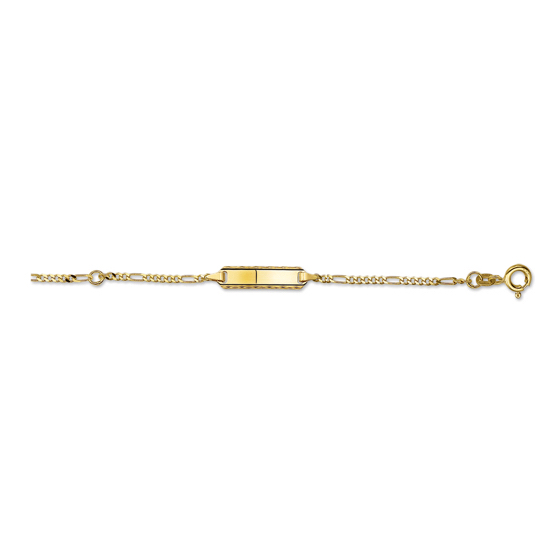 HC Graveerarmband, 14krt. goud (verstelbaar: 9-11cm.baby) - 15195
