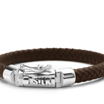 Silk Armband, model 853BRN (lengte 19cm) - 15401