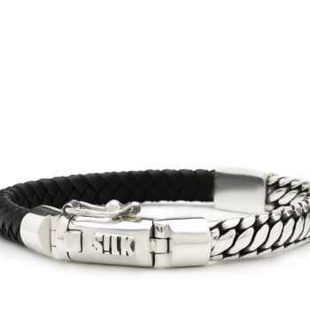 Silk Armband, model 854BLK (lengte 19cm) - 15403