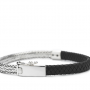 Silk Armband, model 369BLK (lengte 19cm) - 15405
