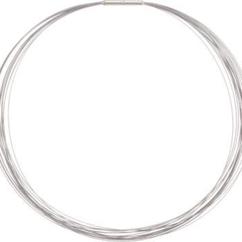 Boccia Collier, edelstaal/titanium model 0859-02 (lengte 42cm) - 15059
