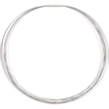 Boccia Collier, edelstaal/titanium model 0859-02 (lengte 42cm) - 15059