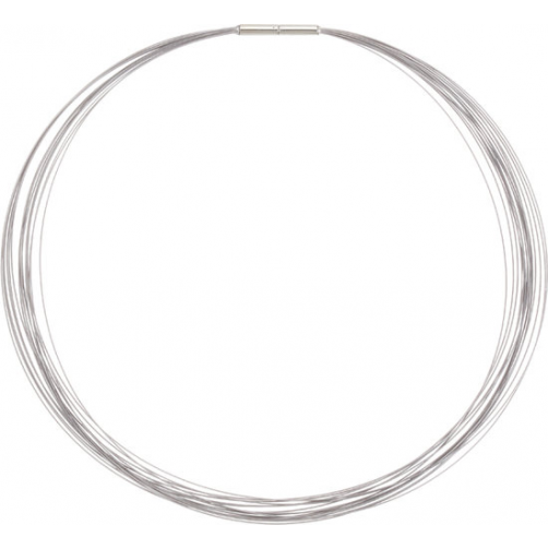 Boccia Collier, edelstaal/titanium model 0859-02 (lengte 42cm) - 15059