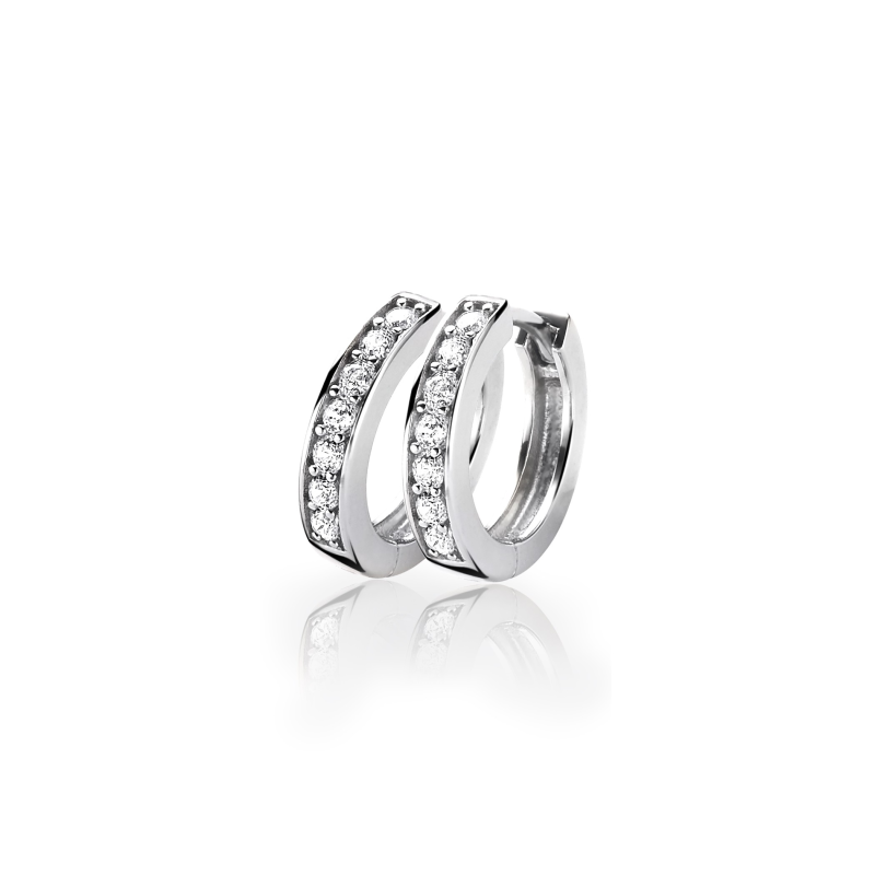 Zinzi Oorringen, model ZIO191Z (15x3mm.) - 12214 Zinzi Oorringen, model ZIO191Z (15x3mm.) - 12214