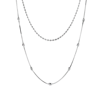 Zinzi Collier, model ZIC1345 (dubbelrij lengte:40-43cm.) - 15691