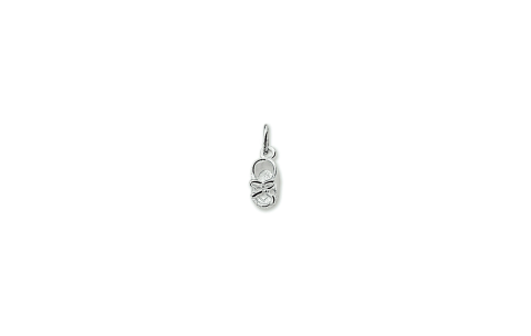 Hanger, zilver babyschoentje - 15719
