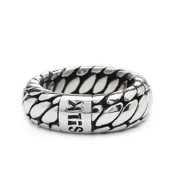 Silk Ring, zilver/oxie model 353 BOLD Collectie (maat 21) - 16867