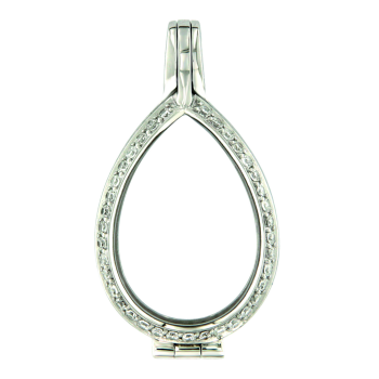 MY iMenso *Medallion Goccia* model 25-0070 zilver met zirconia - 17184