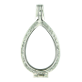 MY iMenso *Medallion Goccia* model 25-0070 zilver met zirconia - 17184