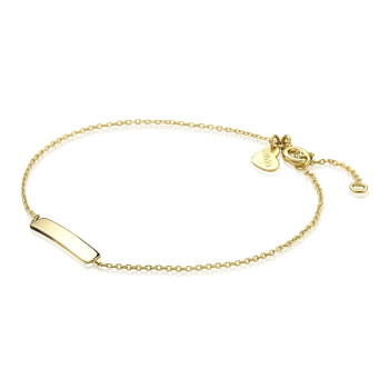 Zinzi Armband, 14krt.goud model ZGA176 Goud (lengte: 17-19cm.) - 16173