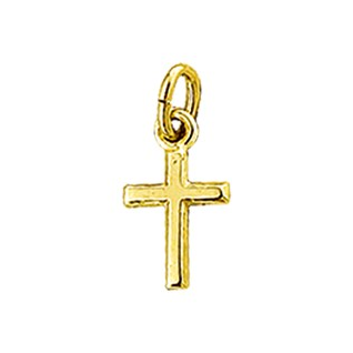 Hanger, 14krt.goud kruisje (6x10,5mm.) - 16207 Hanger, 14krt.goud kruisje (6x10,5mm.) - 16207