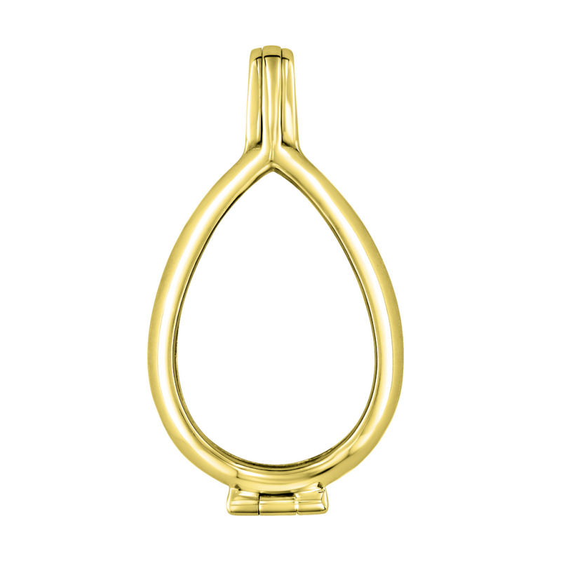 MY iMenso *Medallion Goccia* model 25-0074 zilver geel-verguld - 17186
