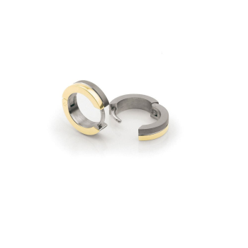 Boccia Oorringen, titanium/bicolour model 0510-03 (13x3,5mm.) - 17105