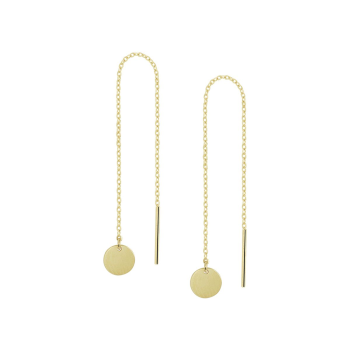 Oorhangers, 14krt.goud (lengte 6,5cm.) - 17304