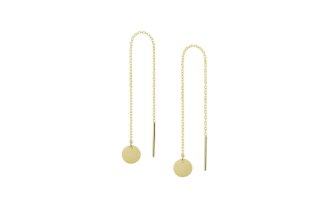 HC Oorhangers, 14krt.goud (lengte 6,5cm.) - 17304