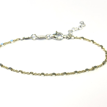 My iMenso Armband, model 27-00667 zilver/verguld (lengte 16-18,5cm.) - 17352