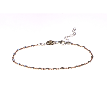 My iMenso Armband, model 27-00667 zilver/rosé verguld (lengte 16-18,5cm.) - 17353 My iMenso Armband, model 27-00667 zilver/rosé verguld (lengte 16-18,5cm.) - 17353