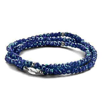 My iMenso armband 27-0218  maat 17,5 elastisch 3mm.kraal - 17487