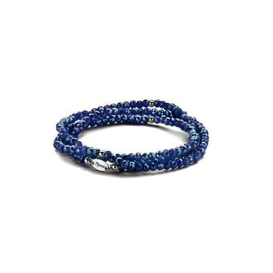 My iMenso armband 27-0218  maat 17,5 elastisch 3mm.kraal - 17487