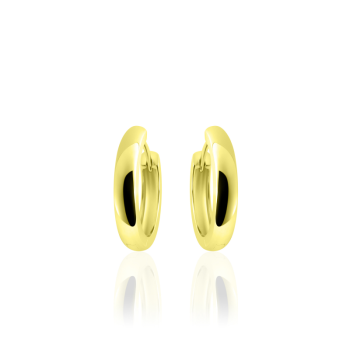 Oorringen, zilver-verguld (3x18mm) - 17749 Oorringen, zilver-verguld (3x18mm) - 17749