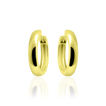 Oorringen, zilver-verguld (4x22mm) - 17751 Oorringen, zilver-verguld (4x22mm) - 17751