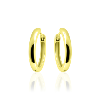 Oorringen, zilver-verguld (3x22mm) - 17816 Oorringen, zilver-verguld (3x22mm) - 17816