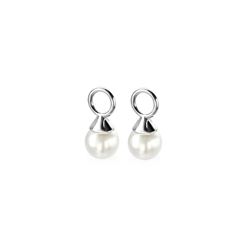 Zinzi Oorbedels, model ZICH1749W excl.creolen (6mm.) - 17938 Zinzi Oorbedels, model ZICH1749W excl.creolen (6mm.) - 17938