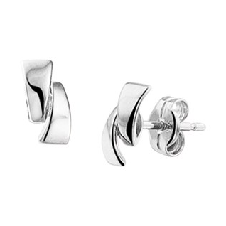 Oorknoppen, 14krt.witgoud (7mm.) - 18083 Oorknoppen, 14krt.witgoud (7mm.) - 18083