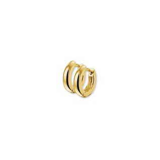 Oorringen, 14krt.goud (13x3,5mm.) - 18171