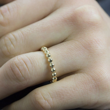 Jeh, Ring, model 19757 goldfilled (maat 50) - 18206