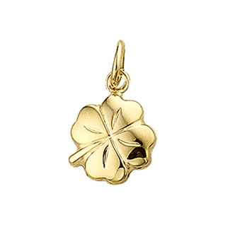 Hanger 14krt.goud klaver (10mm.) - 18189 Hanger 14krt.goud klaver (10mm.) - 18189
